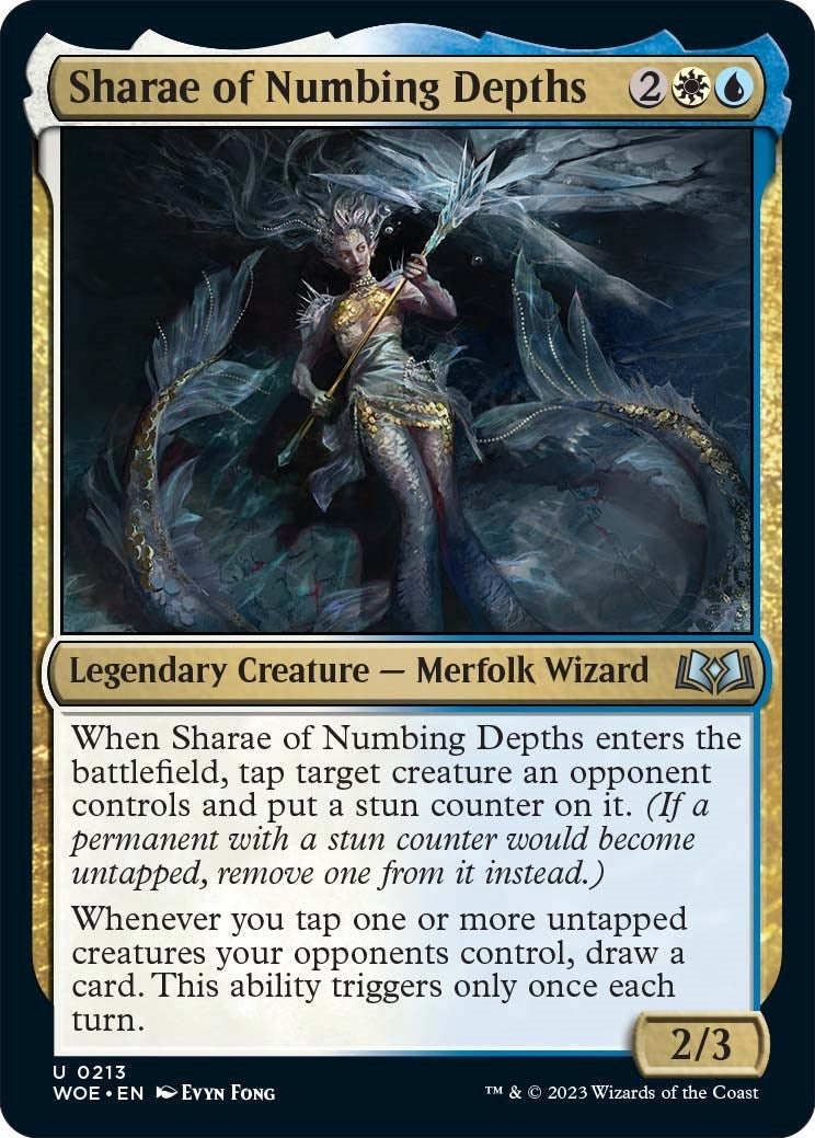 Image for Sharae of Numbing Depths (213) [Wilds of Eldraine] - Magic: The Gathering
