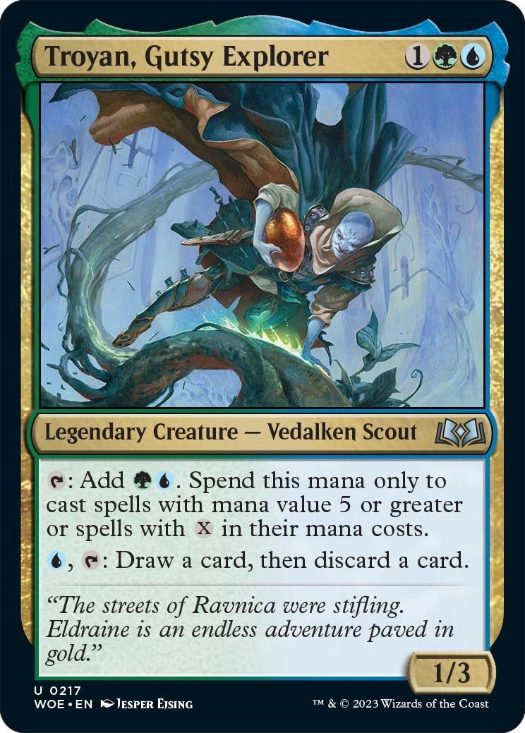 Image for Troyan, Gutsy Explorer (217) [Wilds of Eldraine] - Magic: The Gathering