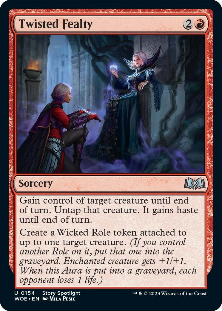Image for Twisted Fealty (154) [Wilds of Eldraine] - Magic: The Gathering