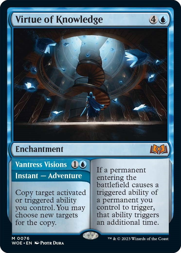 Image for Virtue of Knowledge (76) [Wilds of Eldraine] - Magic: The Gathering