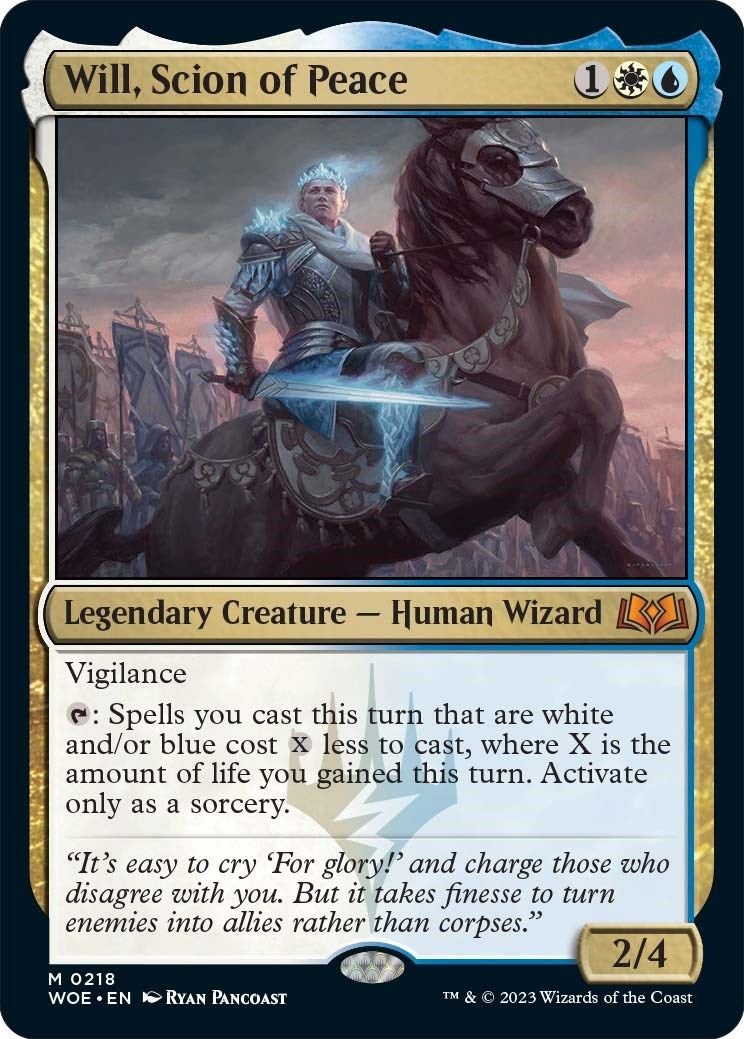 Image for Will, Scion of Peace (218) [Wilds of Eldraine] - Magic: The Gathering