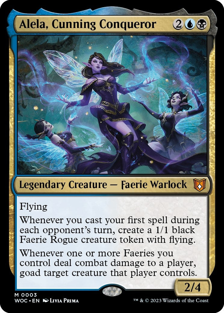 Image for Alela, Cunning Conqueror (3) [Wilds of Eldraine] - Magic: The Gathering