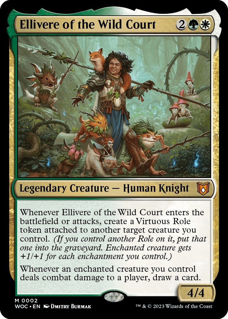 Image for Ellivere of the Wild Court (2) [Wilds of Eldraine] - Magic: The Gathering