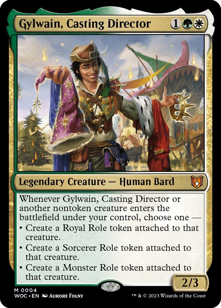 Image for Gylwain, Casting Director (4) [Wilds of Eldraine] - Magic: The Gathering