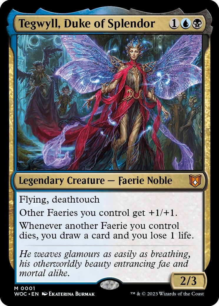 Image for Tegwyll, Duke of Splendor (1) [Wilds of Eldraine] - Magic: The Gathering
