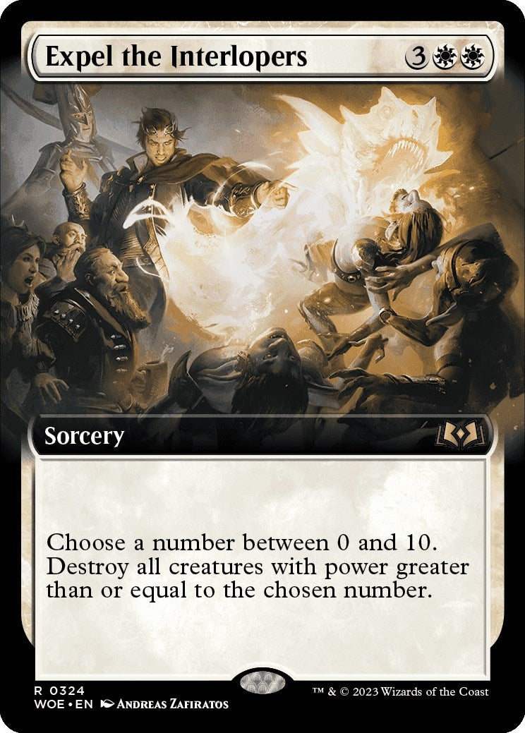 Image for Expel the Interlopers (Extended Art) (324) [Wilds of Eldraine] - Magic: The Gathering
