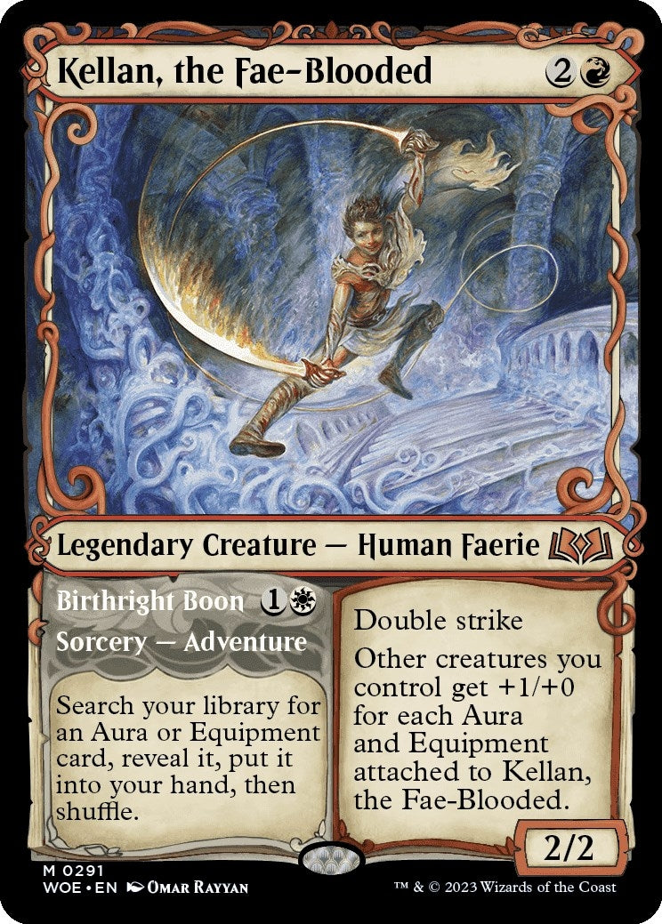 Image for Kellan, the Fae-Blooded (Showcase) (291) [Wilds of Eldraine] - Magic: The Gathering