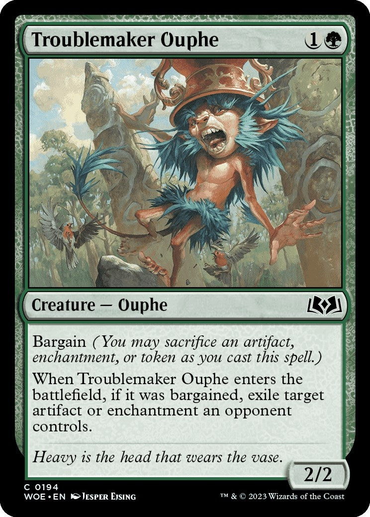 Image for Troublemaker Ouphe (194) [Wilds of Eldraine] - Magic: The Gathering