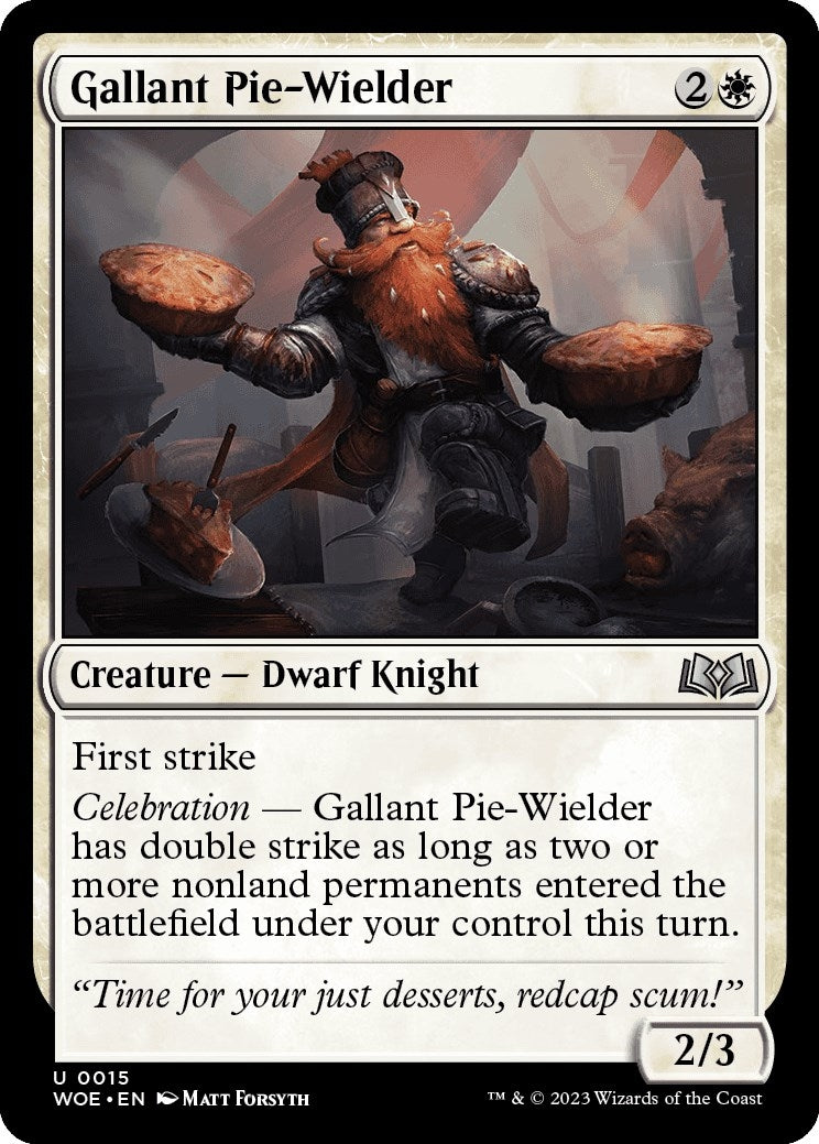 Image for Gallant Pie-Wielder (15) [Wilds of Eldraine] - Magic: The Gathering