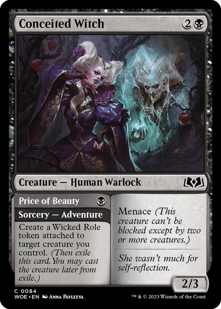 Image for Conceited Witch (84) [Wilds of Eldraine] - Magic: The Gathering
