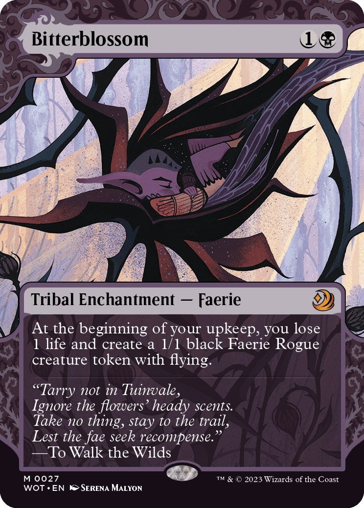 Image for Bitterblossom (27) [Wilds of Eldraine: Enchanting Tales] - Magic: The Gathering