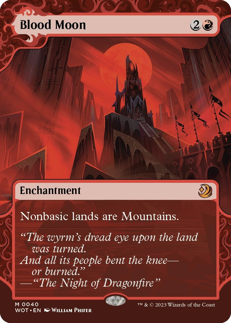 Image for Blood Moon (40) [Wilds of Eldraine: Enchanting Tales] - Magic: The Gathering