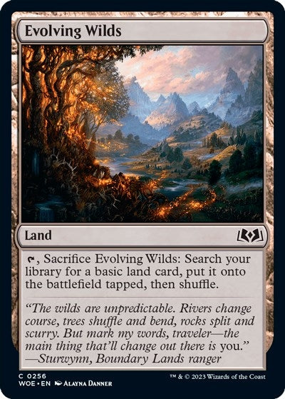 Image for Evolving Wilds (256) [Wilds of Eldraine] - Magic: The Gathering