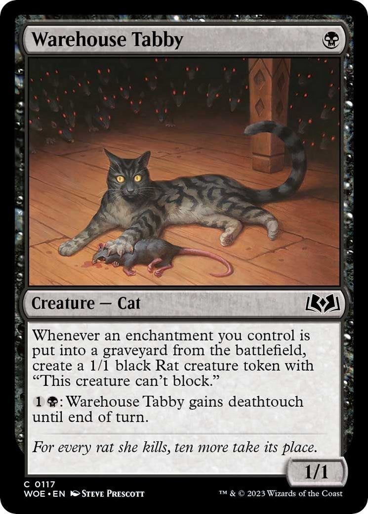 Image for Warehouse Tabby (117) [Wilds of Eldraine] - Magic: The Gathering
