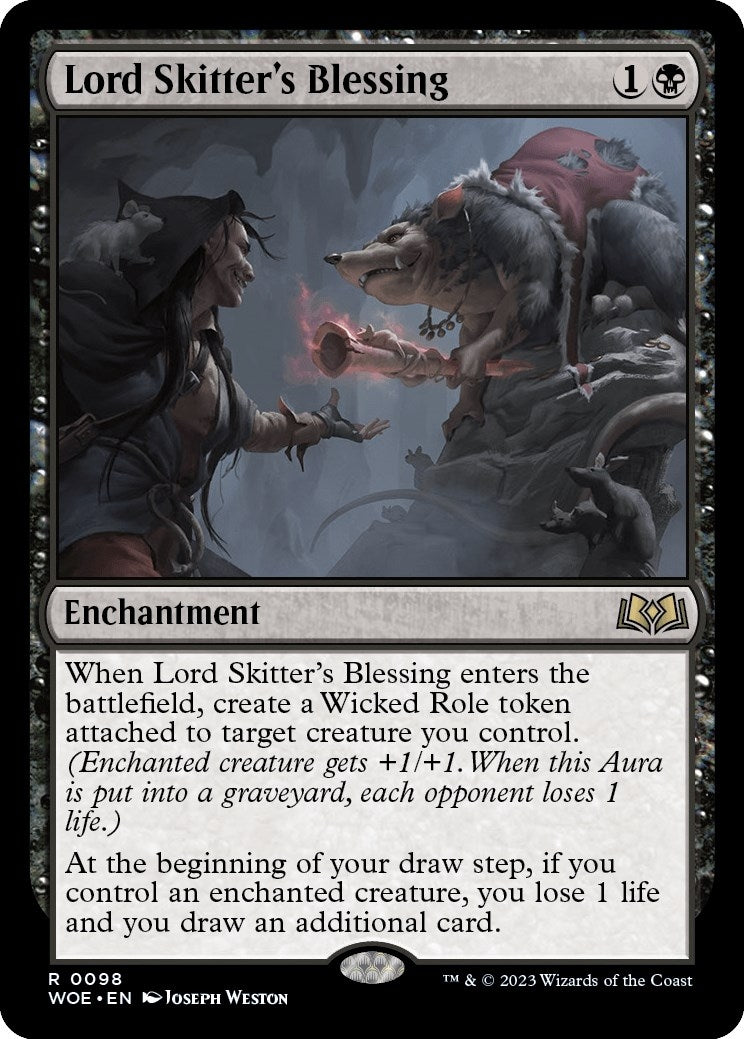 Image for Lord Skitter's Blessing (98) [Wilds of Eldraine] - Magic: The Gathering