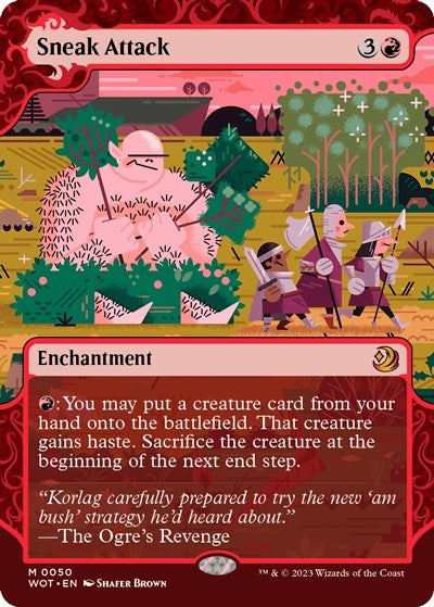 Image for Sneak Attack (50) [Wilds of Eldraine: Enchanting Tales] - Magic: The Gathering