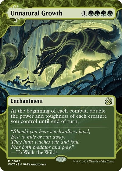 Image for Unnatural Growth (62) [Wilds of Eldraine: Enchanting Tales] - Magic: The Gathering