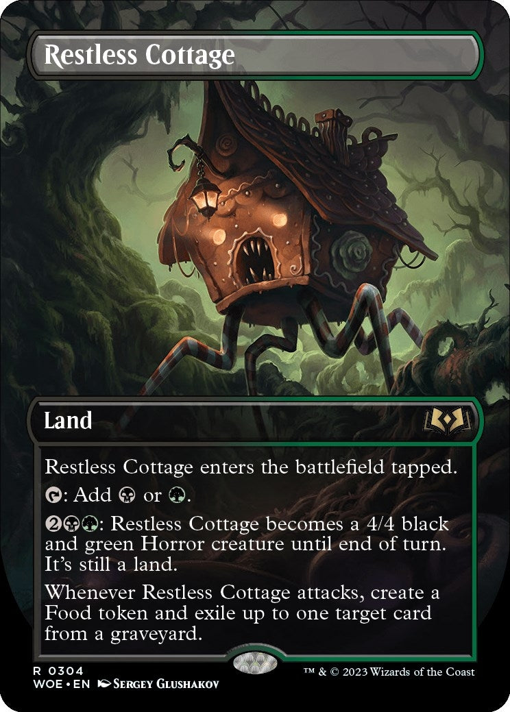 Image for Restless Cottage (Borderless) (304) [Wilds of Eldraine] - Magic: The Gathering