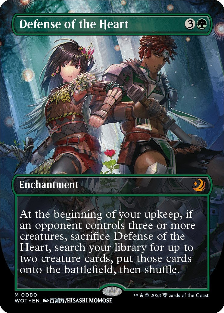 Image for Defense of the Heart (Anime Borderless) (80) [Wilds of Eldraine: Enchanting Tales] - Magic: The Gathering