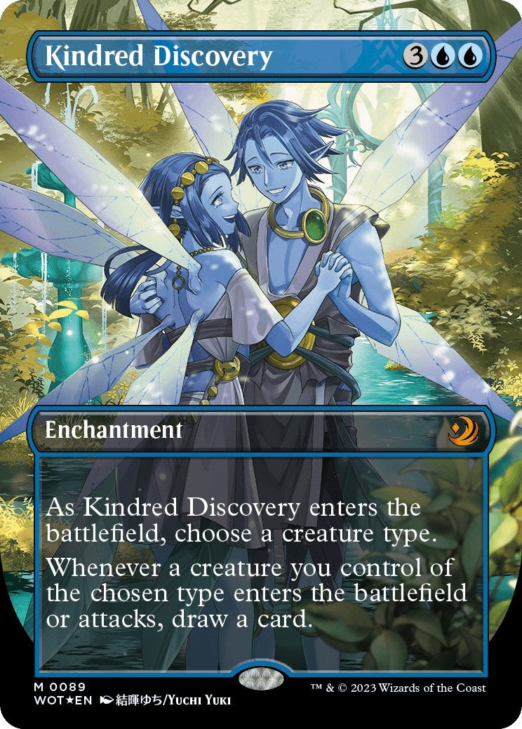 Image for Kindred Discovery (Anime Borderless) (Confetti Foil) (89) [Wilds of Eldraine: Enchanting Tales] - Magic: The Gathering