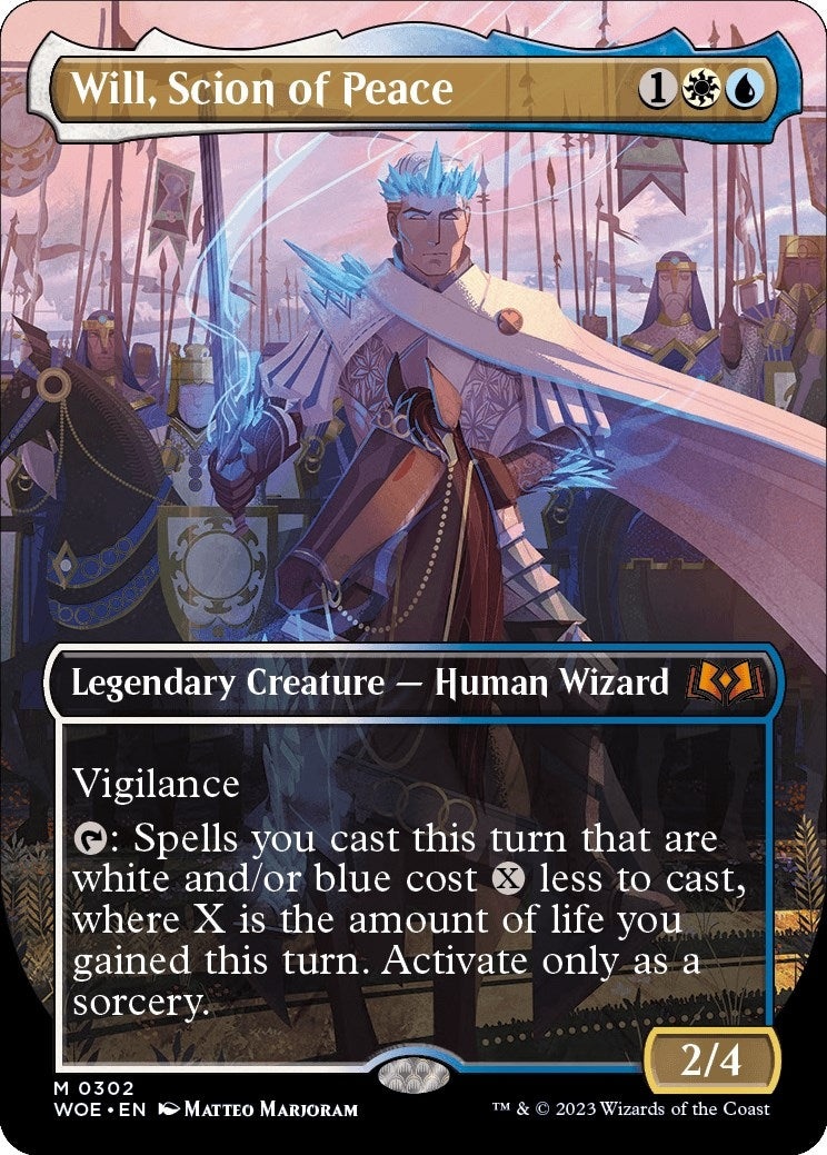 Image for Will, Scion of Peace (Borderless) (302) [Wilds of Eldraine] - Magic: The Gathering