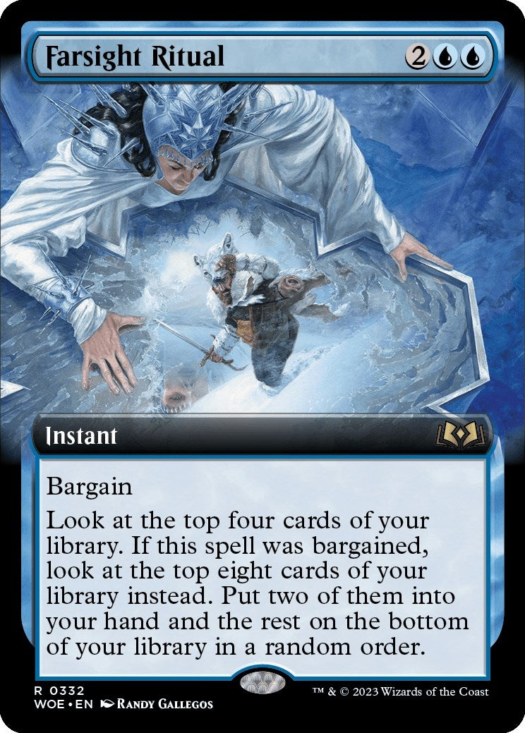 Image for Farsight Ritual (Extended Art) (332) [Wilds of Eldraine] - Magic: The Gathering