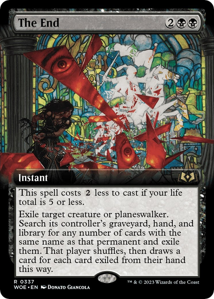 Image for The End (Extended Art) (337) [Wilds of Eldraine] - Magic: The Gathering