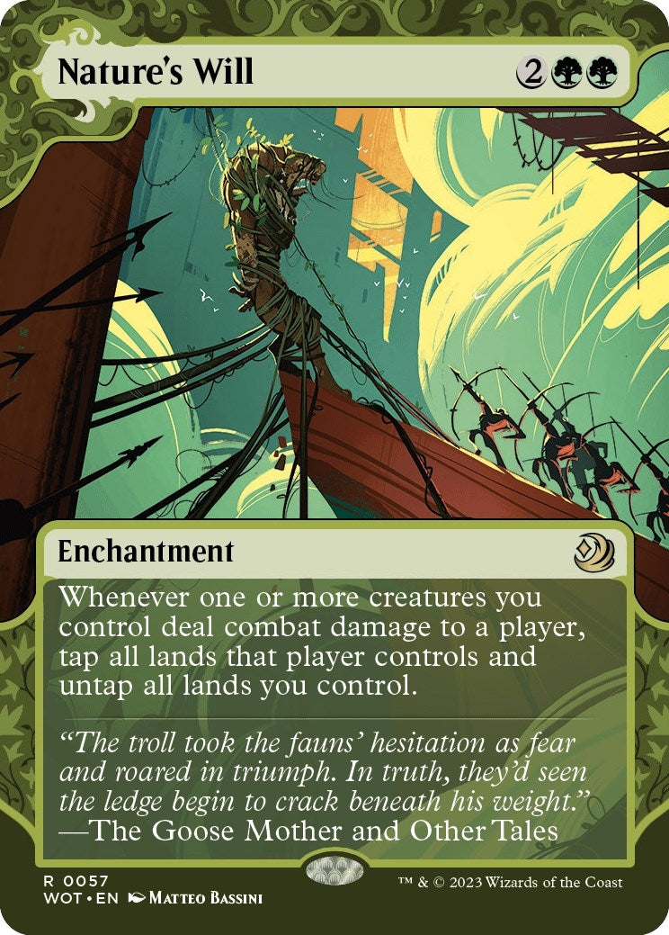 Image for Nature's Will (57) [Wilds of Eldraine: Enchanting Tales] - Magic: The Gathering