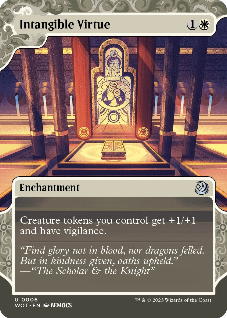 Image for Intangible Virtue (6) [Wilds of Eldraine: Enchanting Tales] - Magic: The Gathering