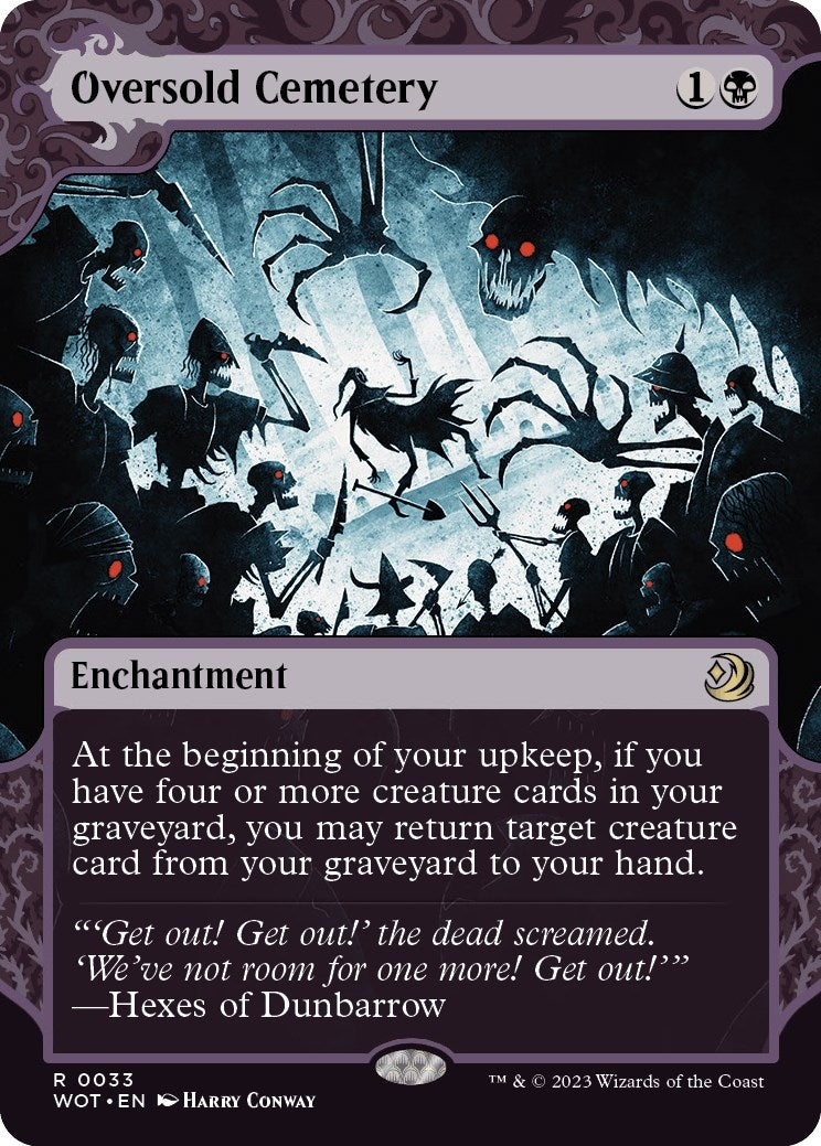Image for Oversold Cemetery (33) [Wilds of Eldraine: Enchanting Tales] - Magic: The Gathering