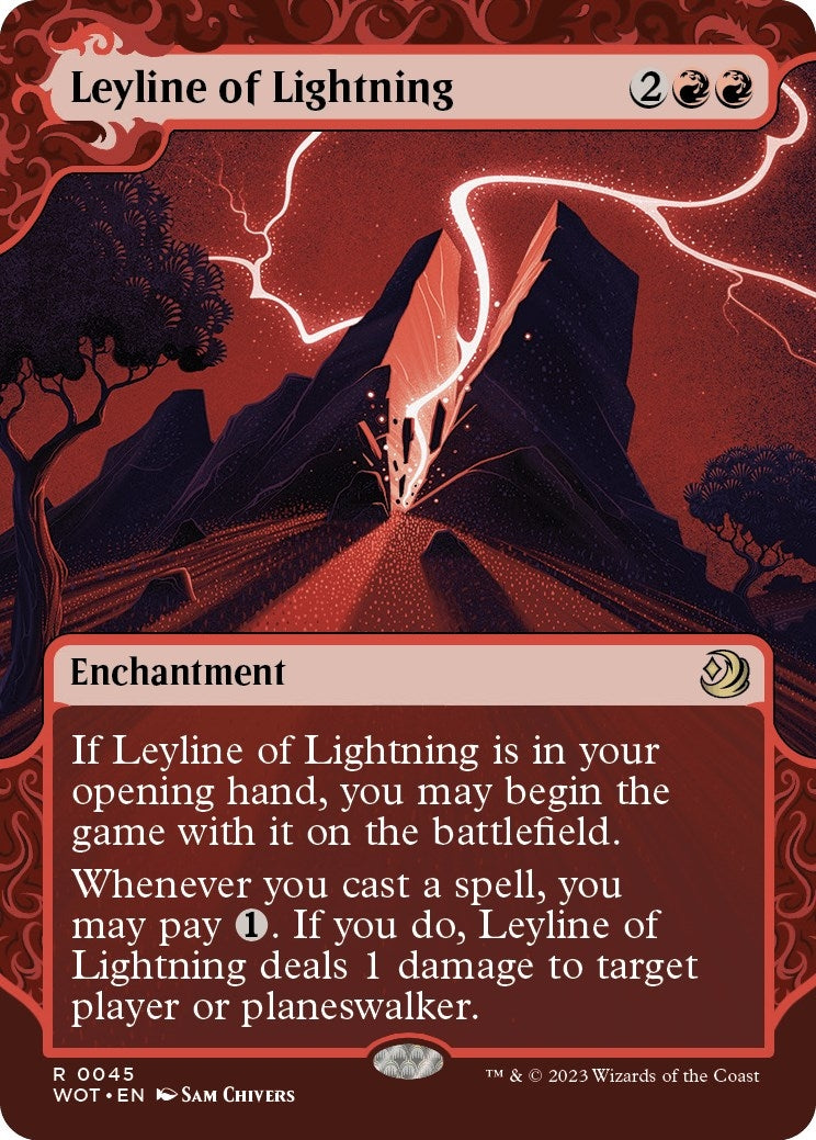 Image for Leyline of Lightning (45) [Wilds of Eldraine: Enchanting Tales] - Magic: The Gathering