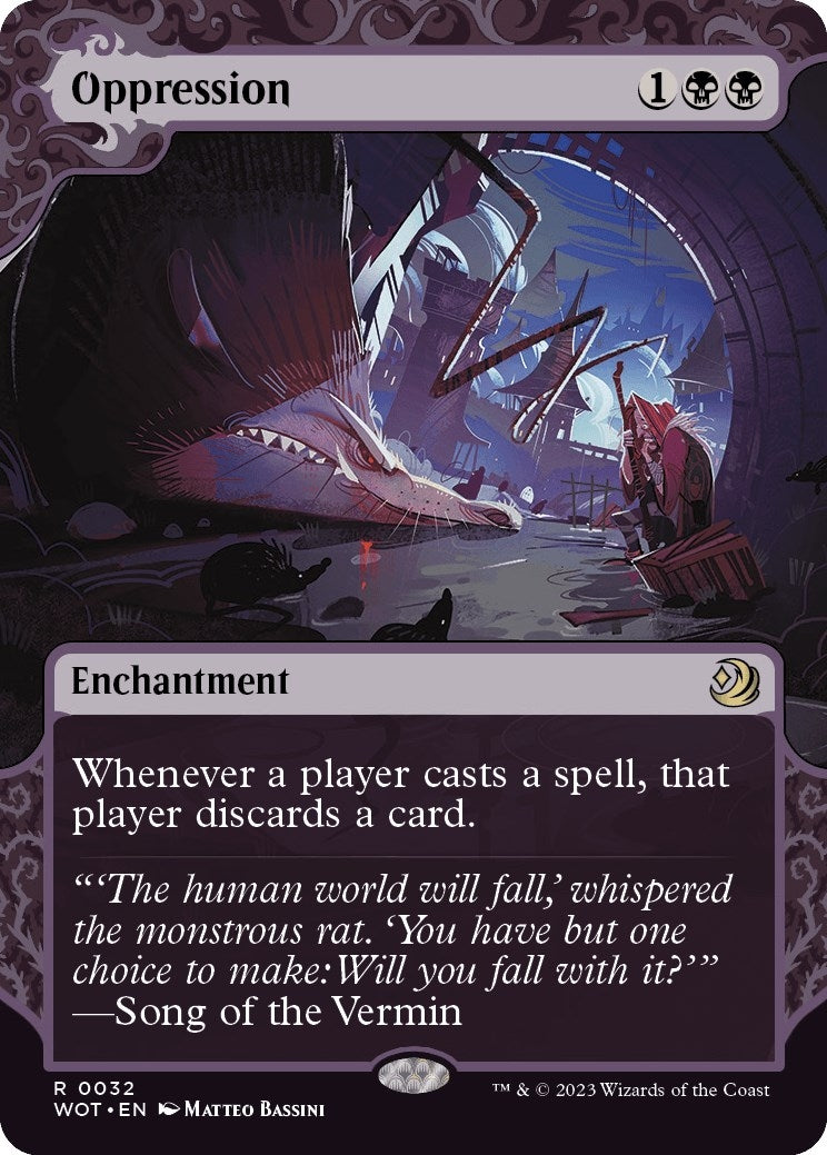 Image for Oppression (32) [Wilds of Eldraine: Enchanting Tales] - Magic: The Gathering