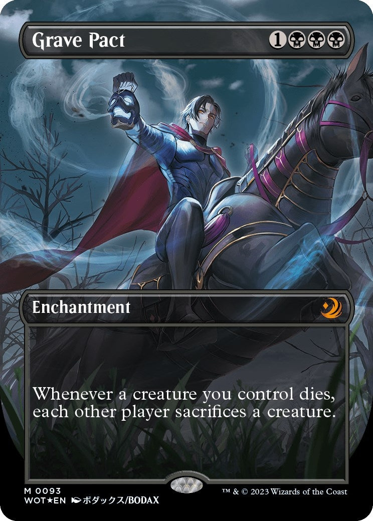 Image for Grave Pact (Anime Borderless) (Confetti Foil) (93) [Wilds of Eldraine: Enchanting Tales] - Magic: The Gathering