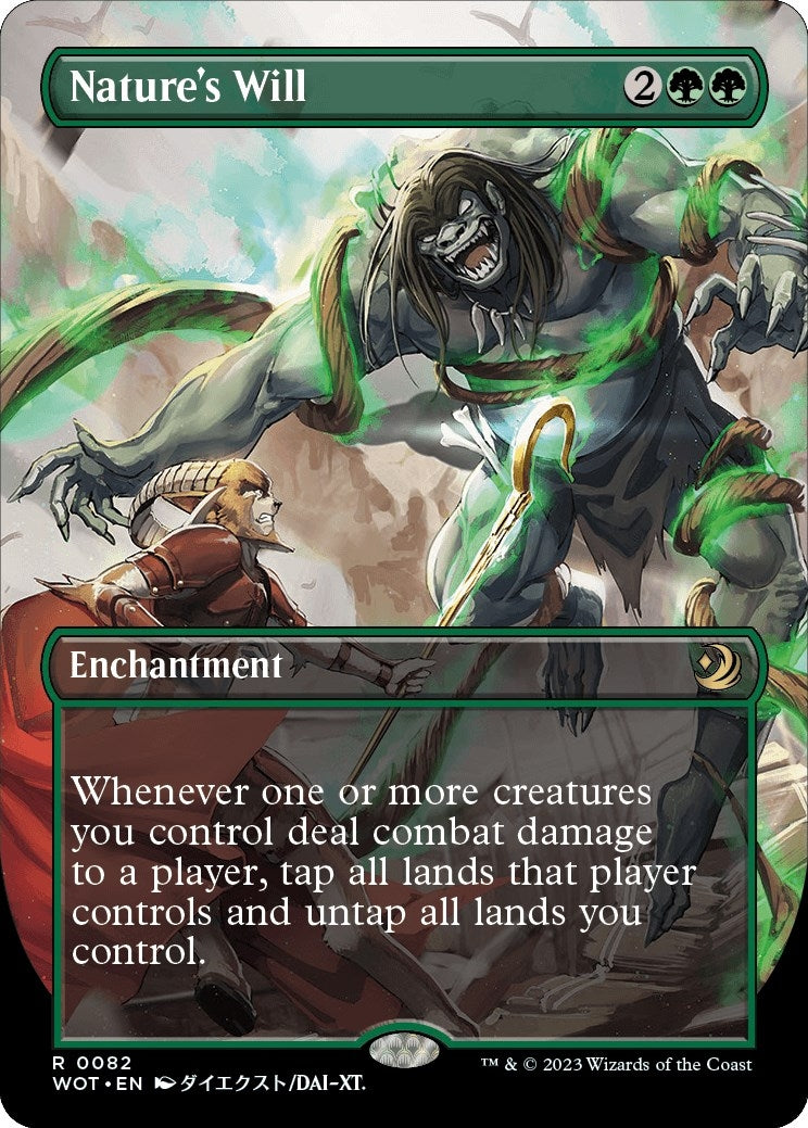 Image for Nature's Will (Anime Borderless) (82) [Wilds of Eldraine: Enchanting Tales] - Magic: The Gathering