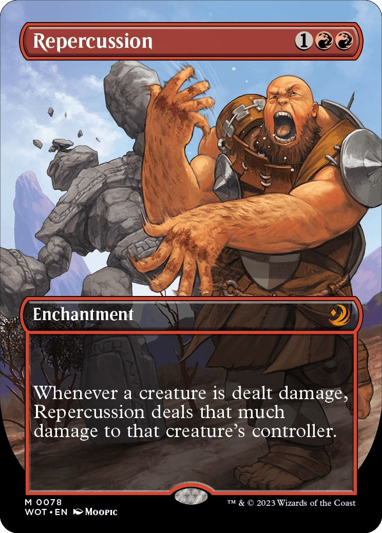 Image for Repercussion (Anime Borderless) (78) [Wilds of Eldraine: Enchanting Tales] - Magic: The Gathering