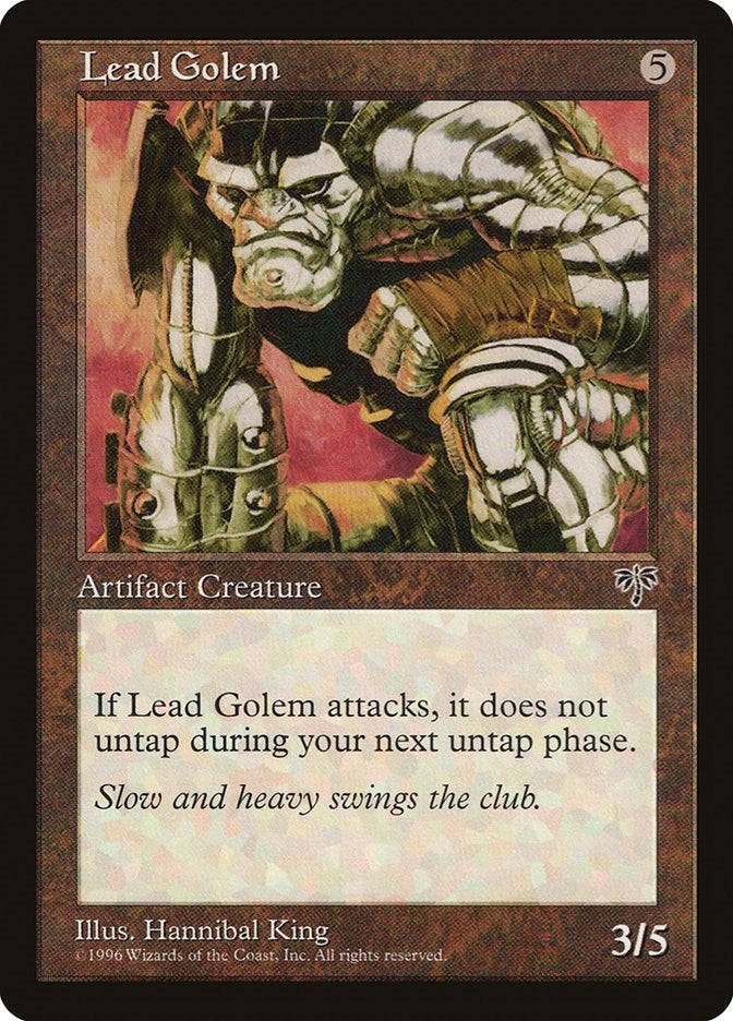 Image for Lead Golem [Mirage] - Magic: The Gathering