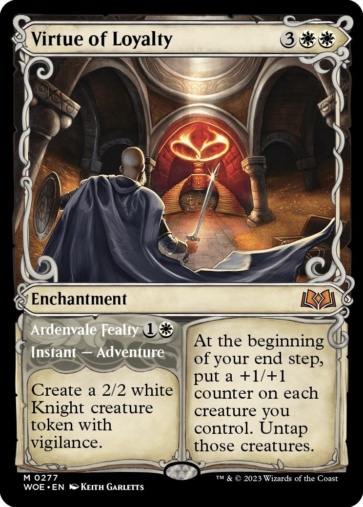 Image for Virtue of Loyalty (Showcase) (277) [Wilds of Eldraine] - Magic: The Gathering