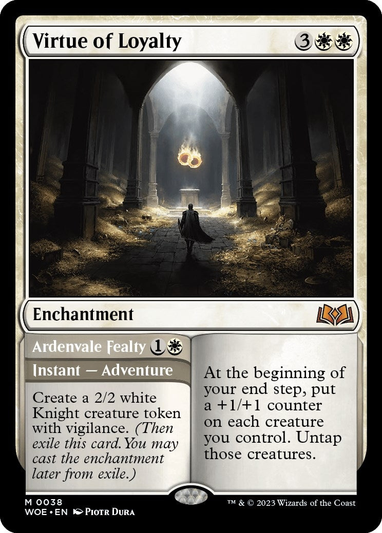 Image for Virtue of Loyalty (38) [Wilds of Eldraine] - Magic: The Gathering