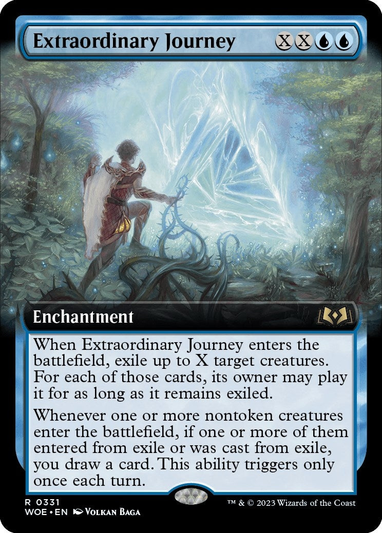 Image for Extraordinary Journey (Extended Art) (331) [Wilds of Eldraine] - Magic: The Gathering