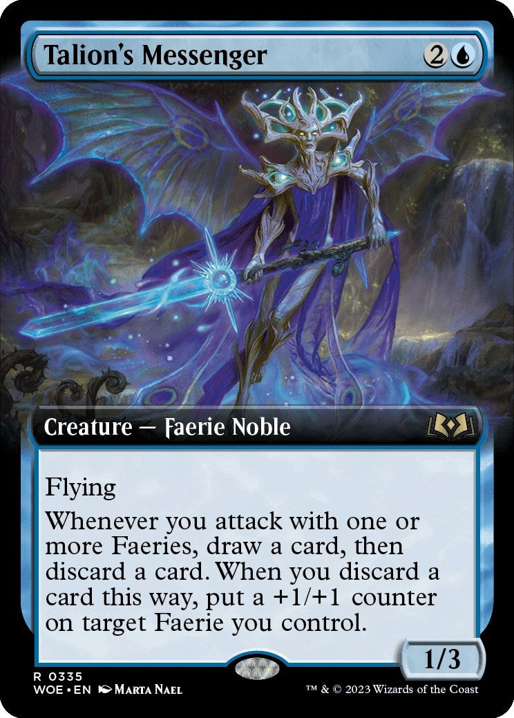 Image for Talion's Messenger (Extended Art) (335) [Wilds of Eldraine] - Magic: The Gathering