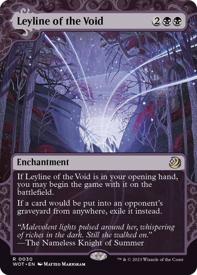 Image for Leyline of the Void (30) [Wilds of Eldraine: Enchanting Tales] - Magic: The Gathering