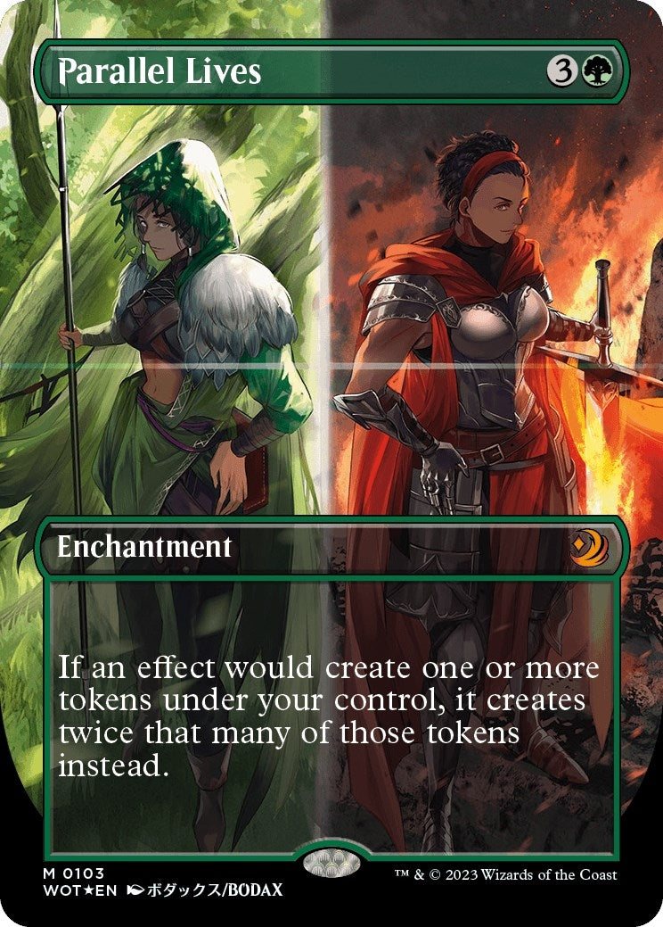 Image for Parallel Lives (Anime Borderless) (Confetti Foil) (103) [Wilds of Eldraine: Enchanting Tales] - Magic: The Gathering