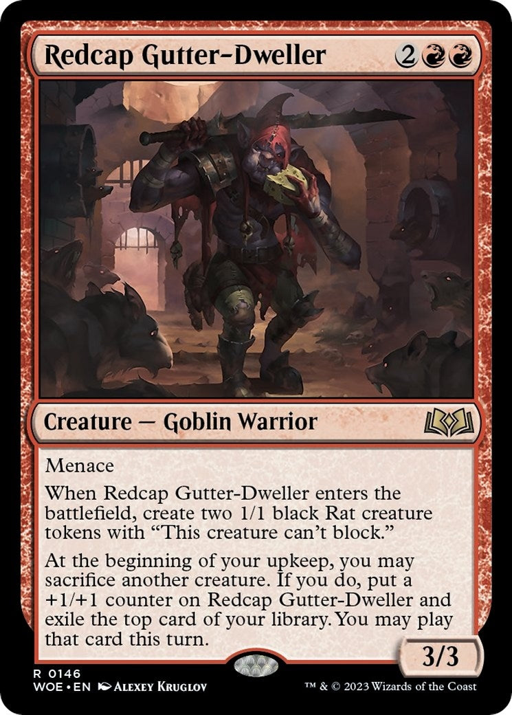 Image for Redcap Gutter-Dweller (146) [Wilds of Eldraine] - Magic: The Gathering
