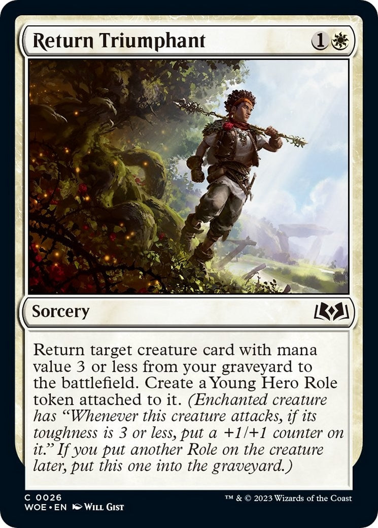 Image for Return Triumphant (26) [Wilds of Eldraine] - Magic: The Gathering