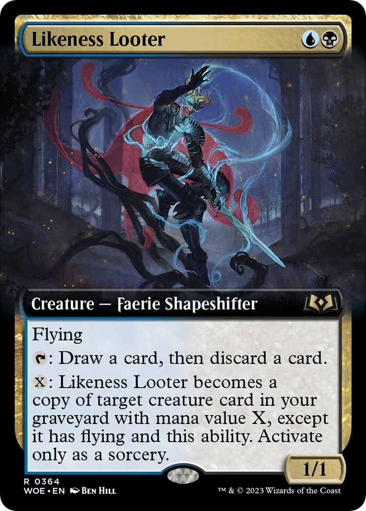 Image for Likeness Looter (Extended Art) (364) [Wilds of Eldraine] - Magic: The Gathering