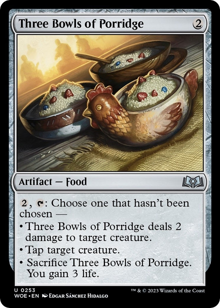 Image for Three Bowls of Porridge (253) [Wilds of Eldraine] - Magic: The Gathering