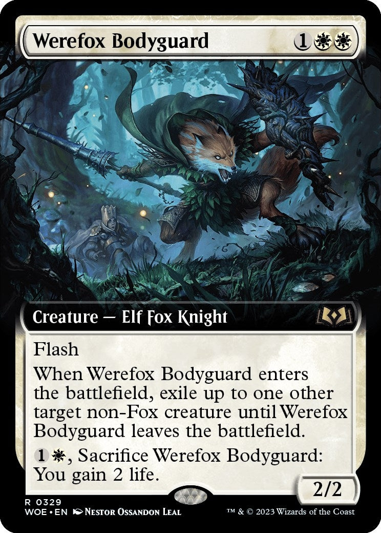 Image for Werefox Bodyguard (Extended Art) (329) [Wilds of Eldraine] - Magic: The Gathering