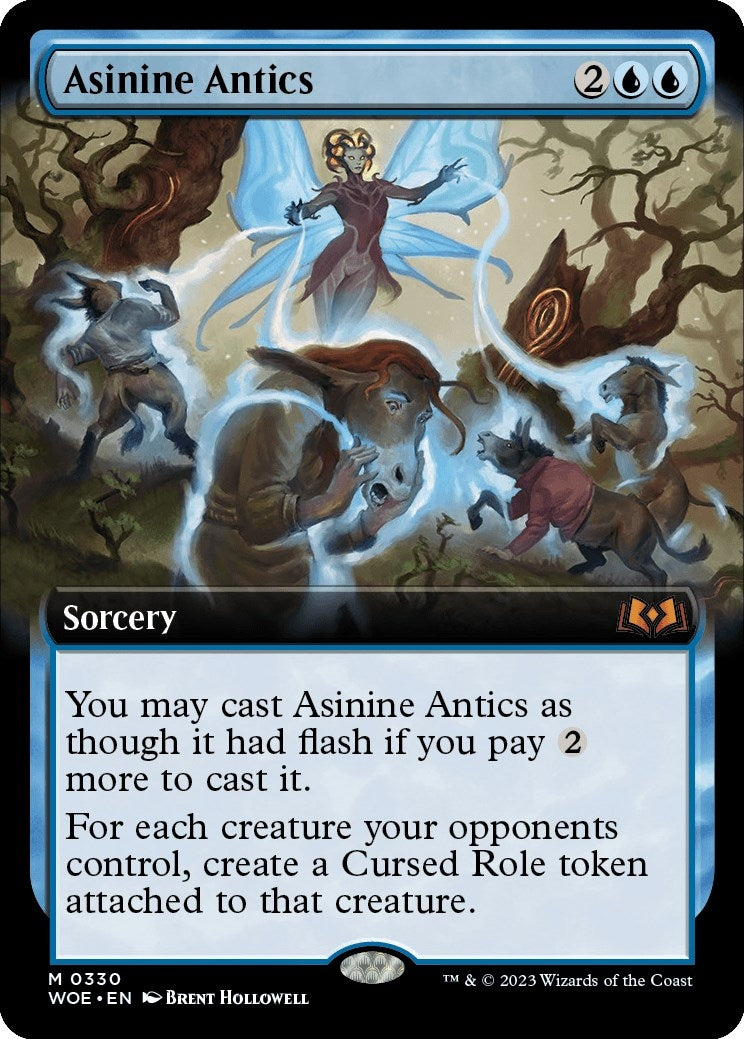 Image for Asinine Antics (Extended Art) (330) [Wilds of Eldraine] - Magic: The Gathering