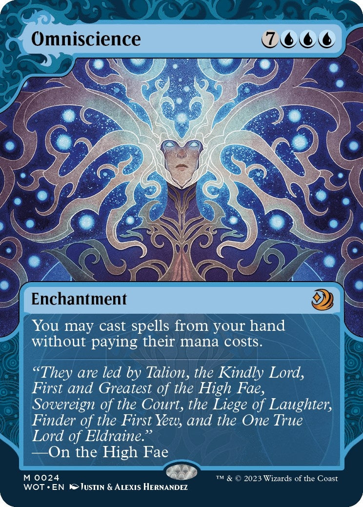 Image for Omniscience (24) [Wilds of Eldraine: Enchanting Tales] - Magic: The Gathering