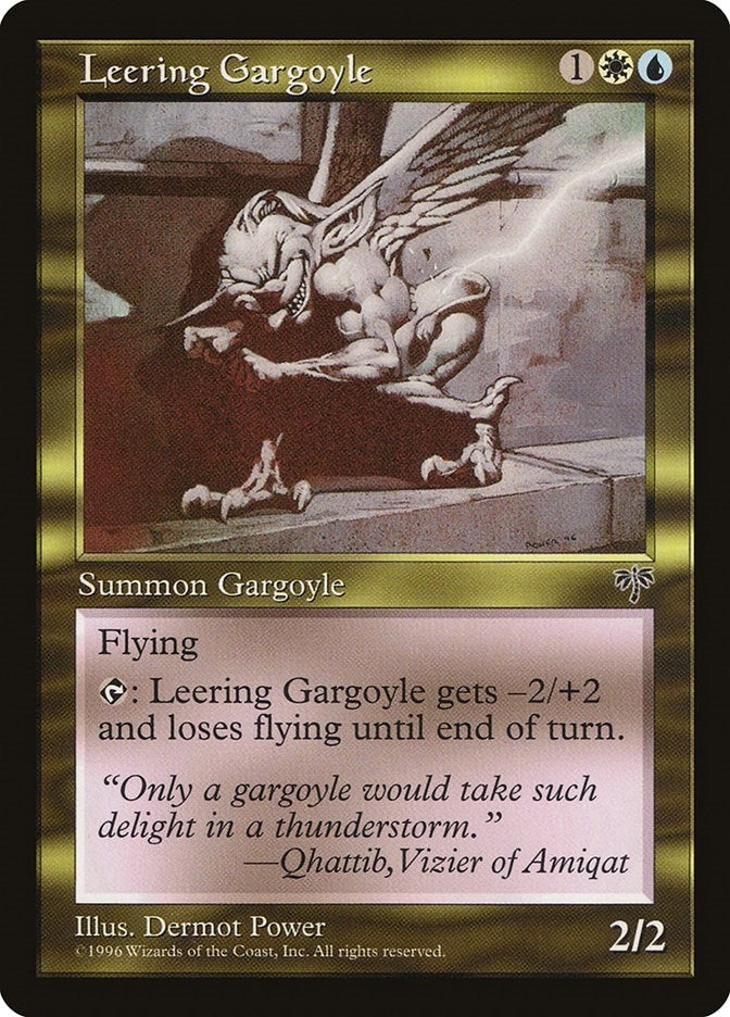 Image for Leering Gargoyle [Mirage] - Magic: The Gathering